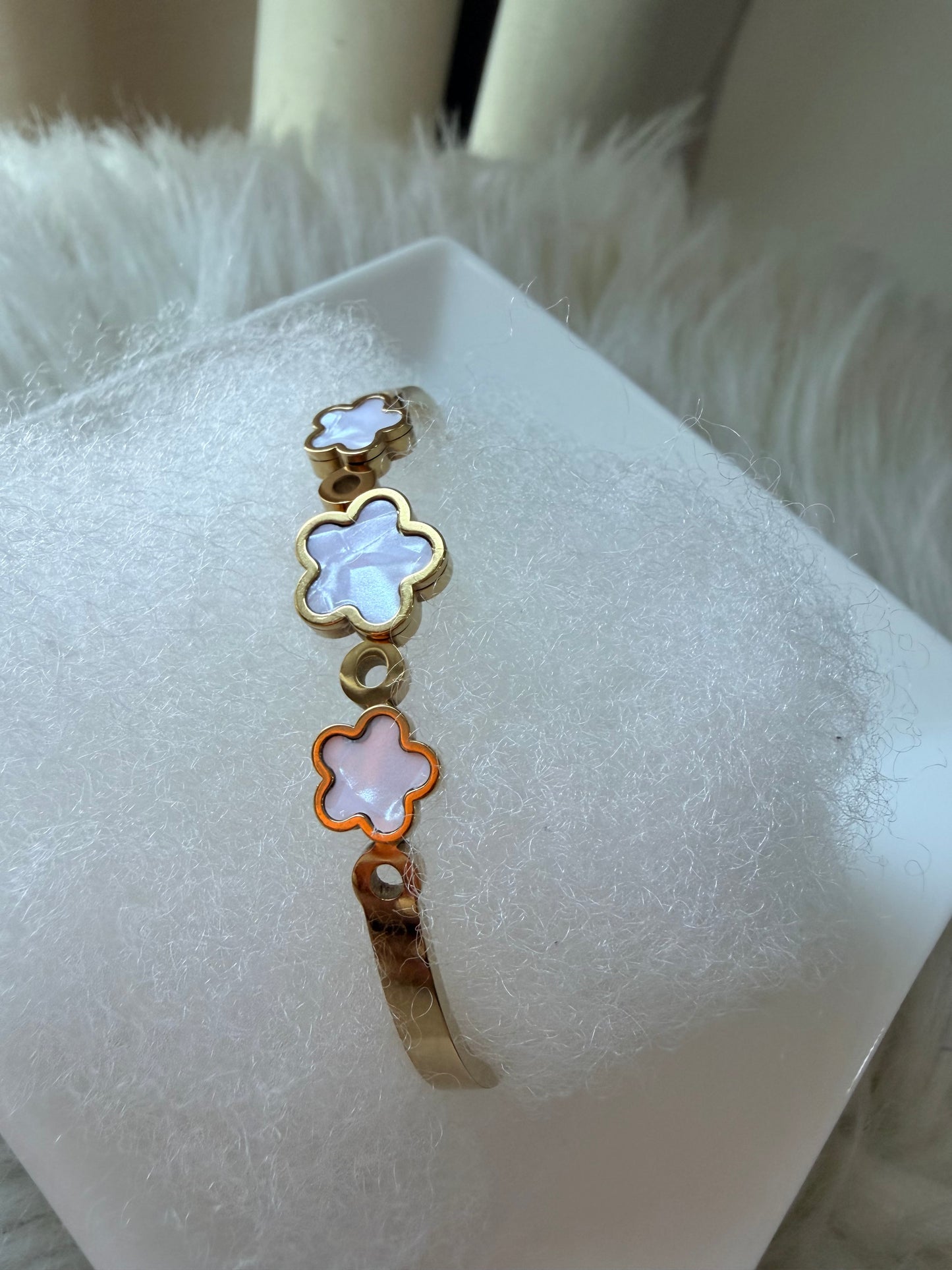 Four Leaf Clover Bangle
