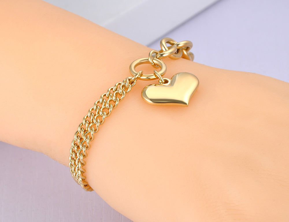 Chloe Heart Bracelet