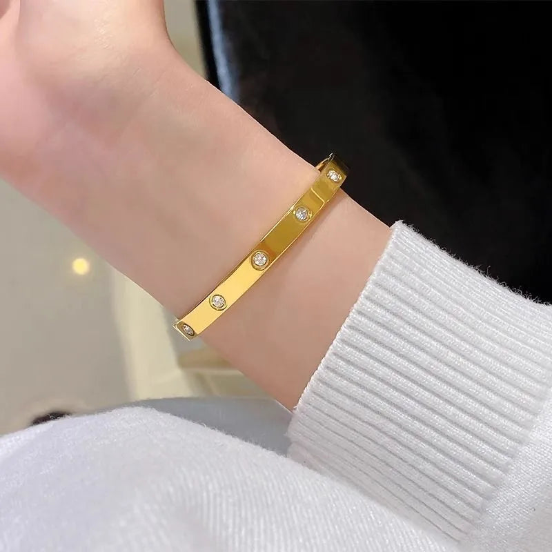 Forever Love Studded Bangle