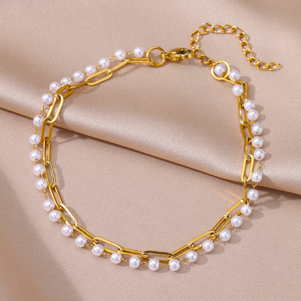 Luna Pearl Anklet