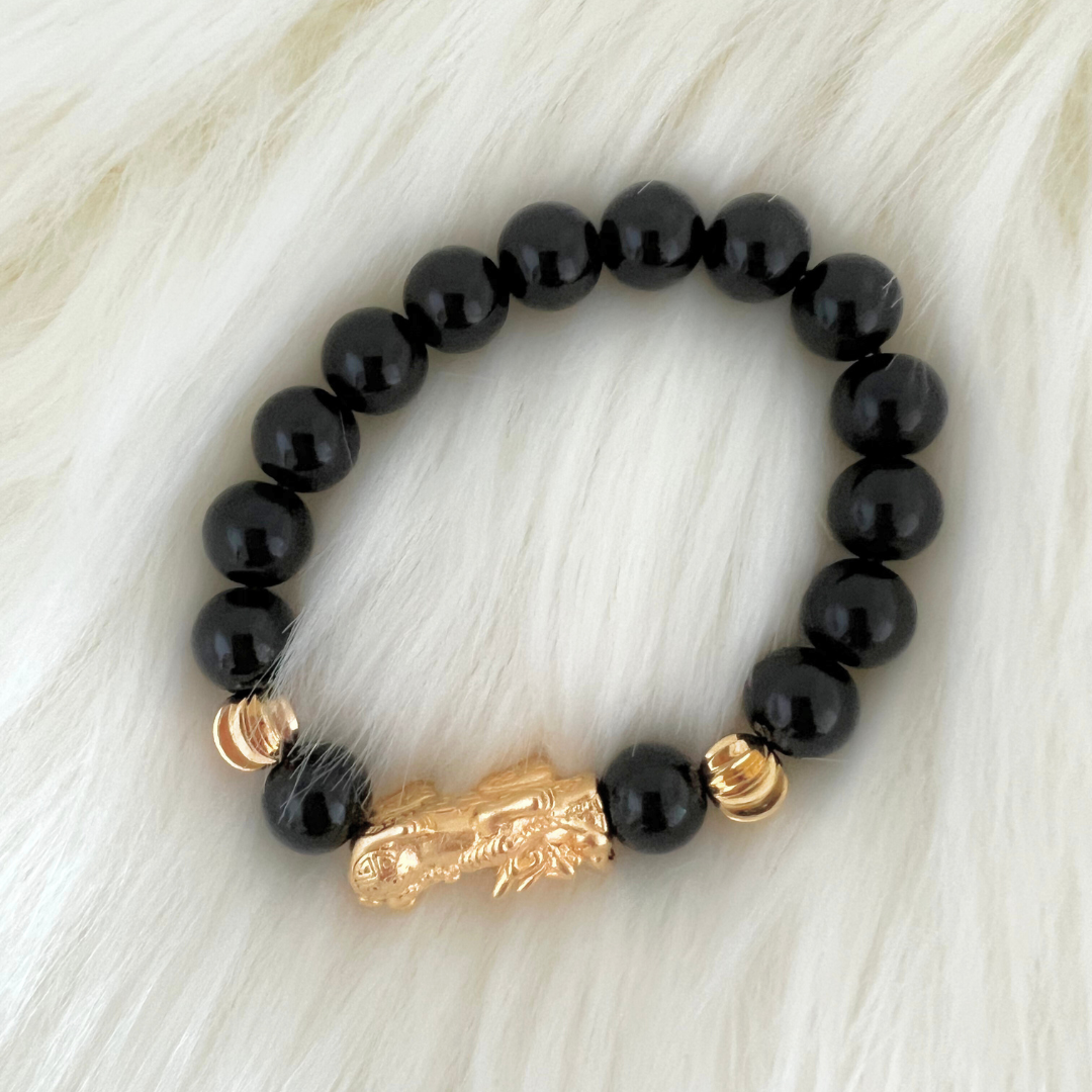Pixiu Black Charm Wealth Bracelet