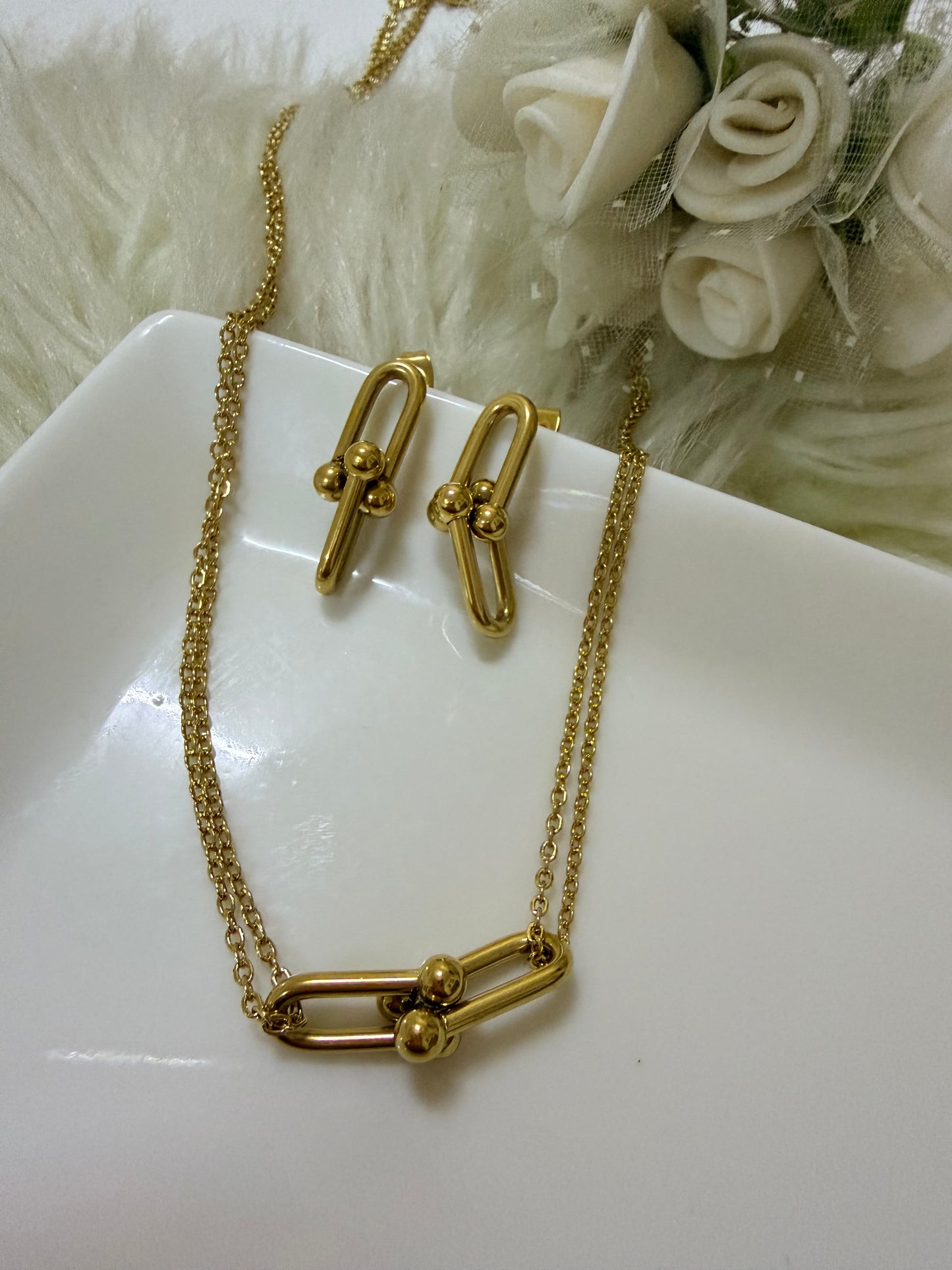 Hardwear Necklace and Earrings Set