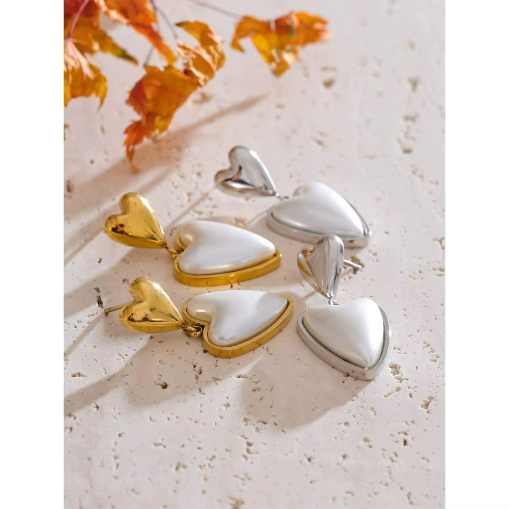 Heart Love Drop Earrings