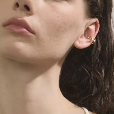 Infinite Heart Ear Cuff Earrings