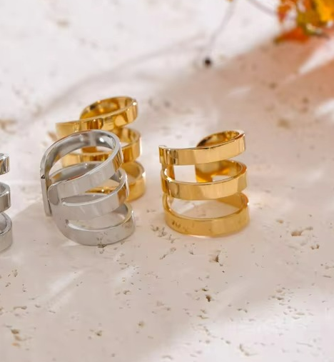 Trio Ear Cuff Earrings