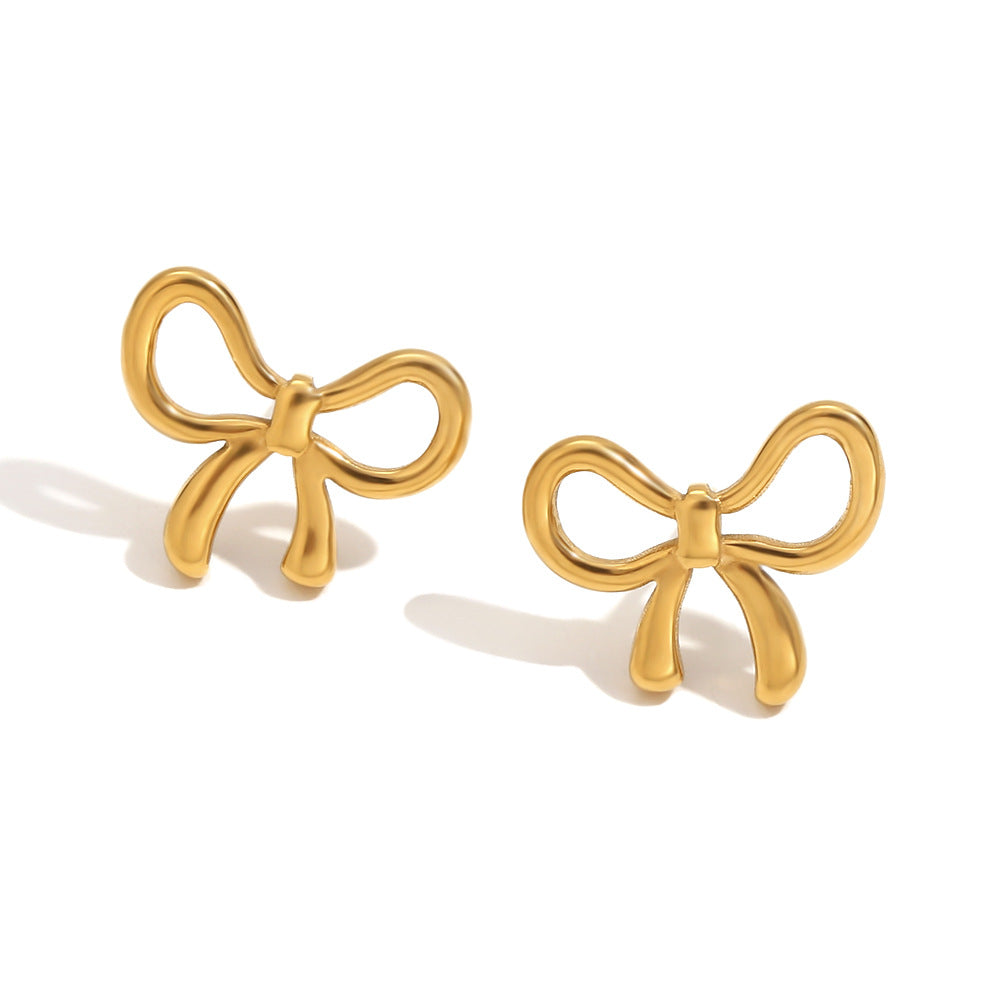 Raya Bow Necklace and Earrings Set