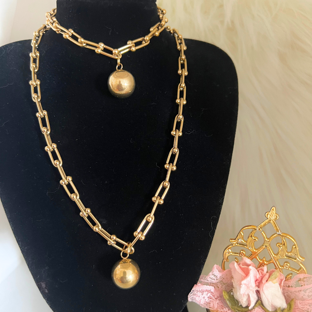 Ball Hardwear Necklace, Bracelet and Earrings set