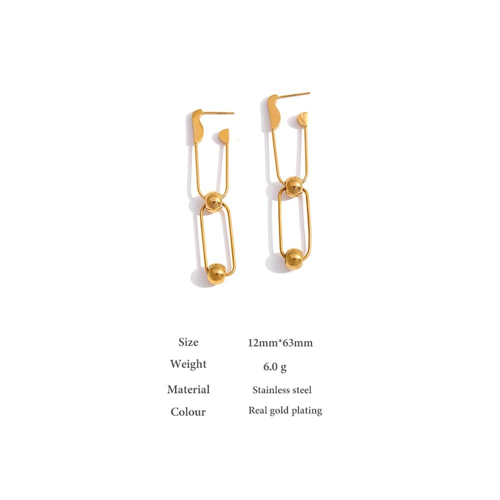 Pin Drop Minimalist Earrings