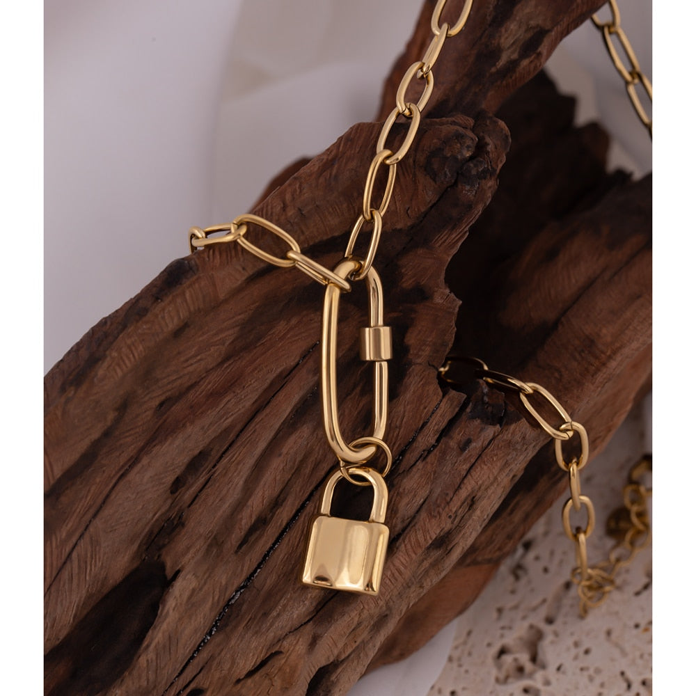 Stainless 18K Gold Plated Necklace