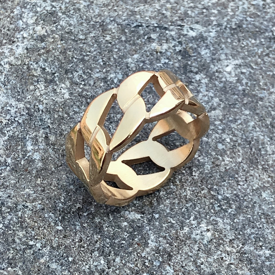 Stainless 18K Gold Plated Ring