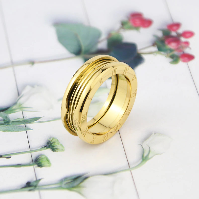 Stainless 18K Gold Plated Ring