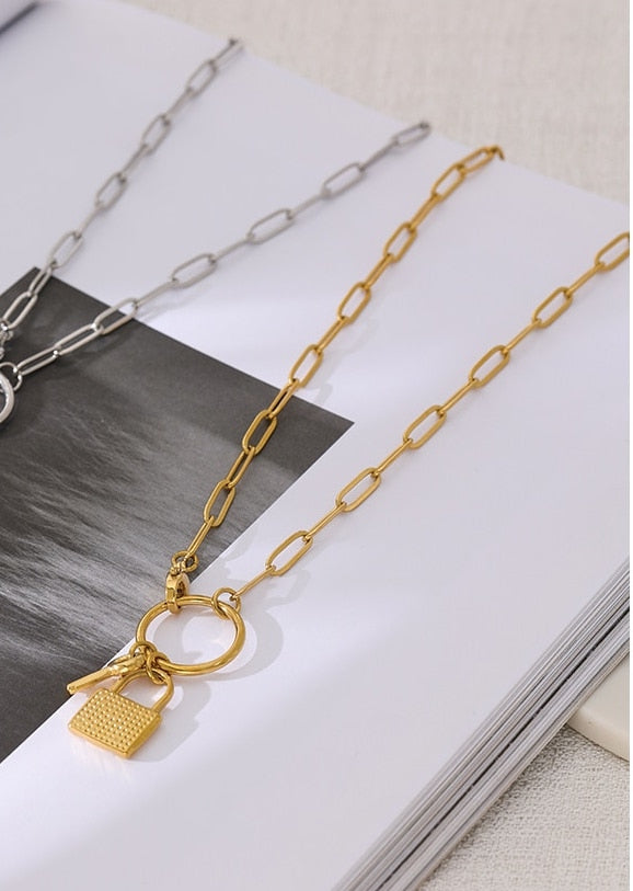 Stainless 18K Gold Plated Necklace