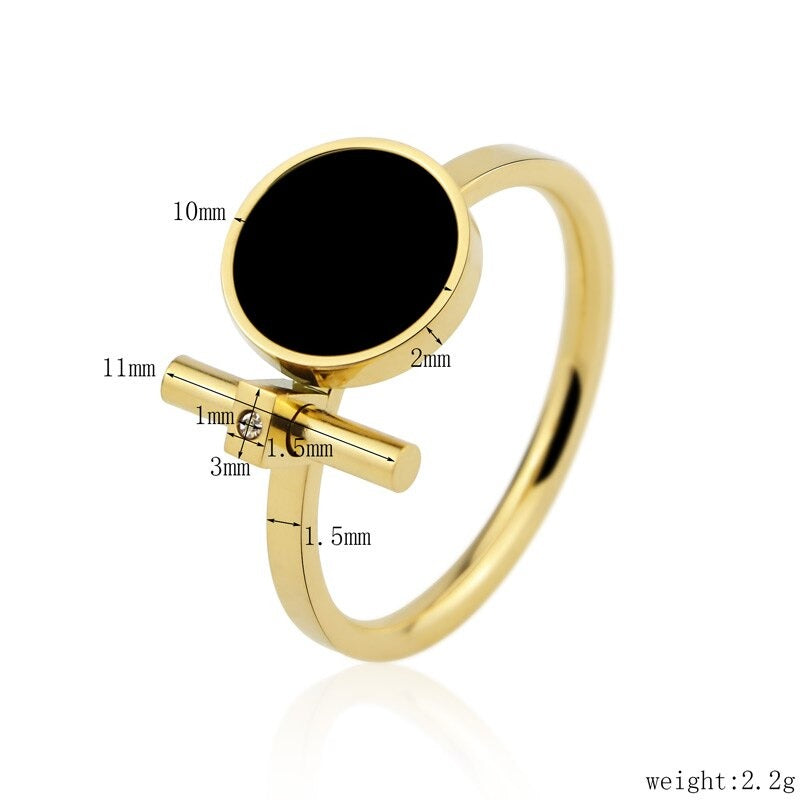 Stainless 18K Gold Plated Ring