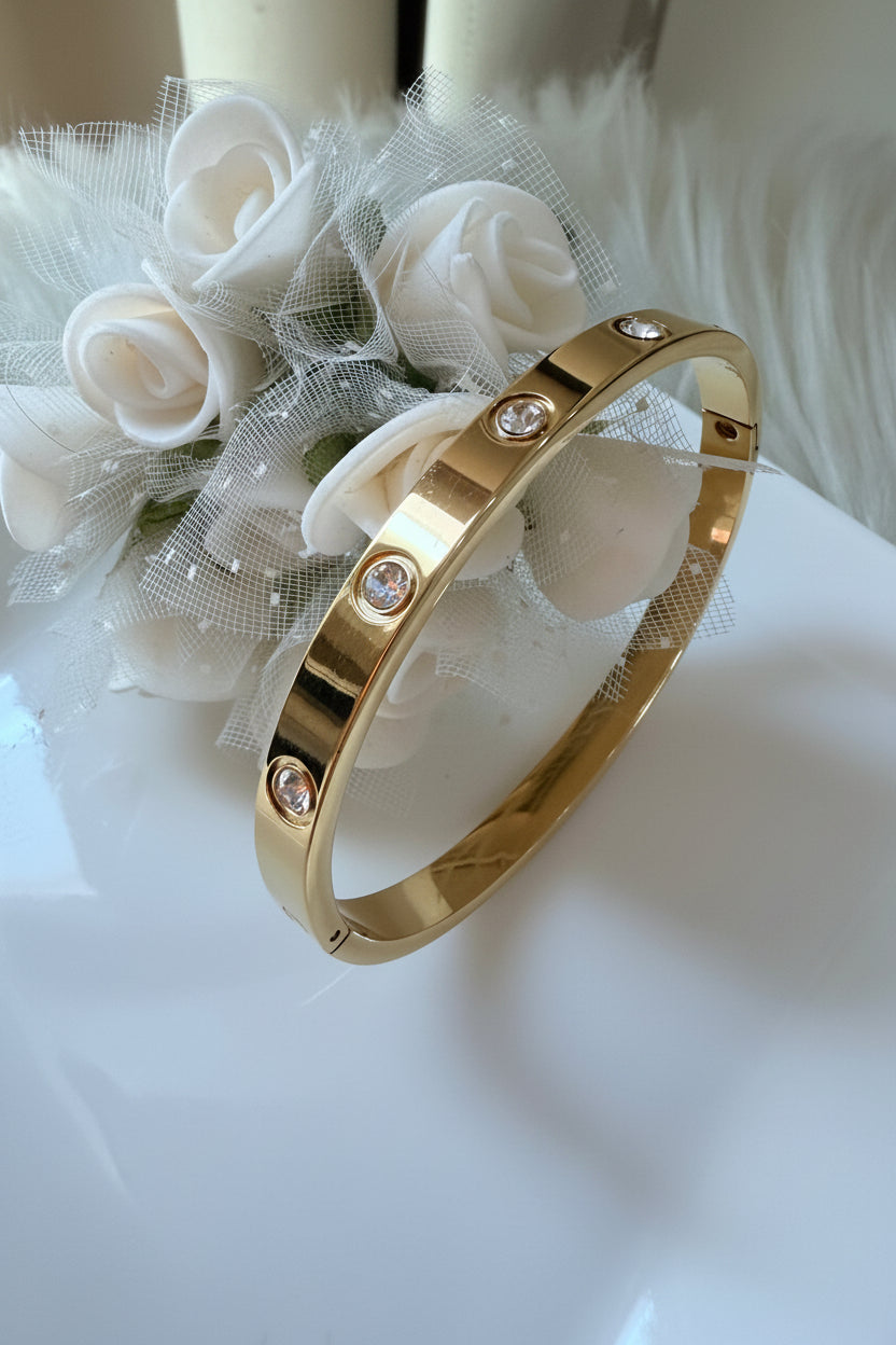 Forever Love Studded Bangle