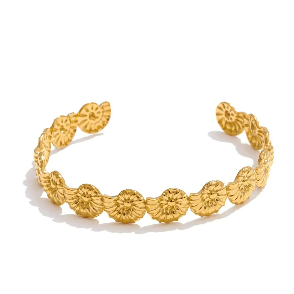 Ocean Series Sea Snail Cuff Bangle