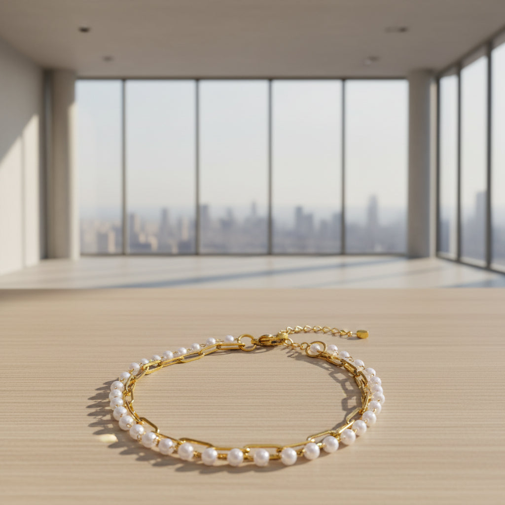 Luna Pearl Anklet