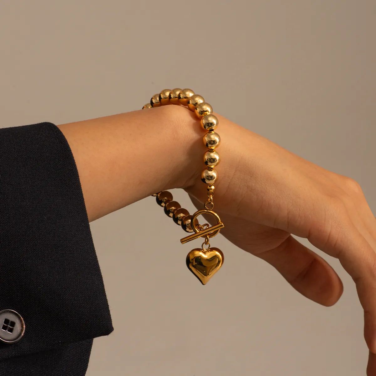 Jamila Bead Heart Bracelet