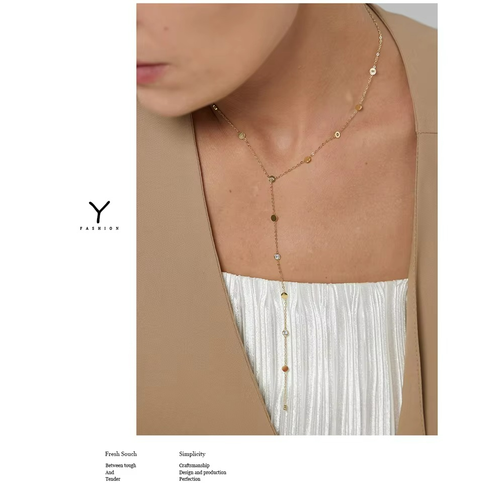Bead Long Pendant Necklace