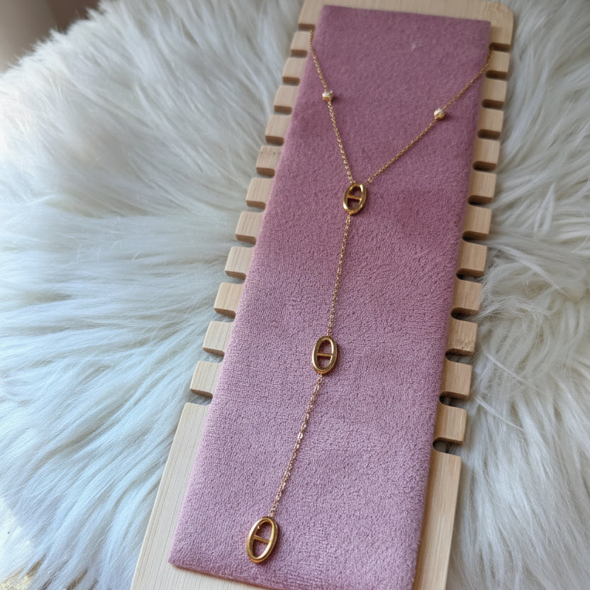 O Drop Necklace