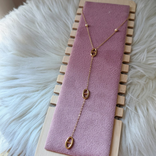 O Drop Necklace