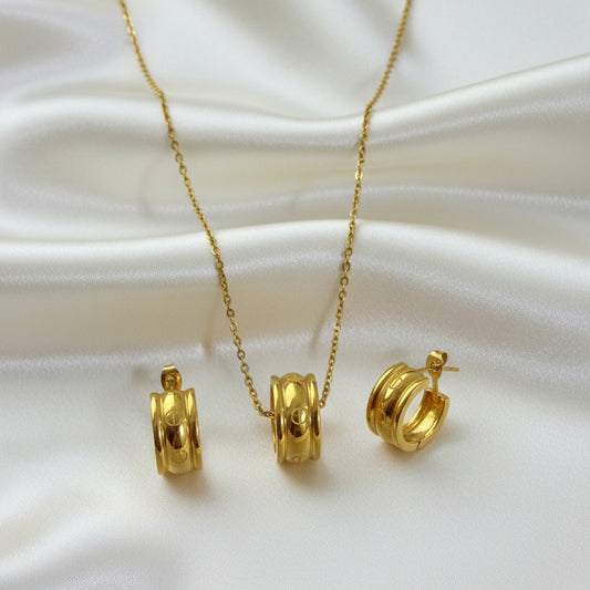 Forever Love Necklace and Earrings Set