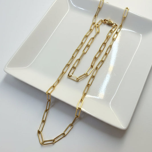 Paperclip Necklace and Bracelet Set