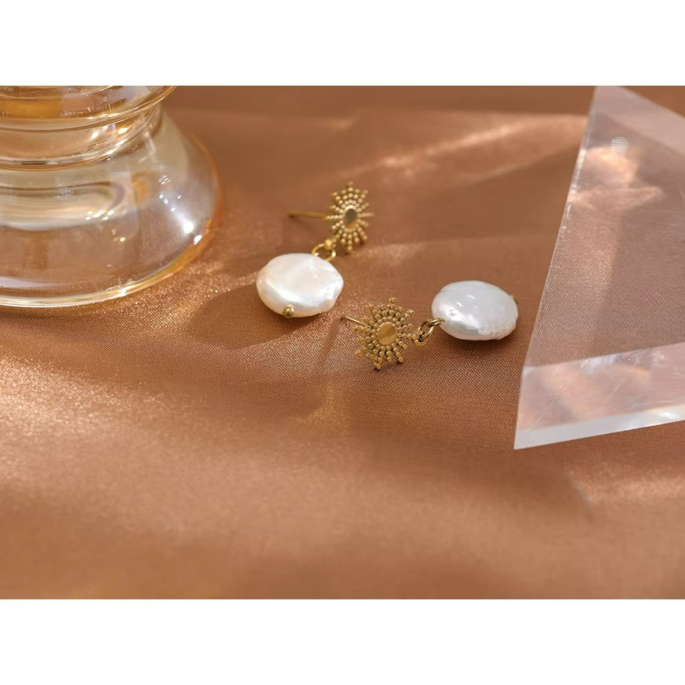 Sun Celestial Dangle Earrings