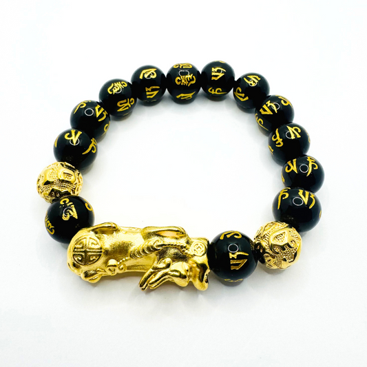 Pixiu Black Charm Wealth Bracelet