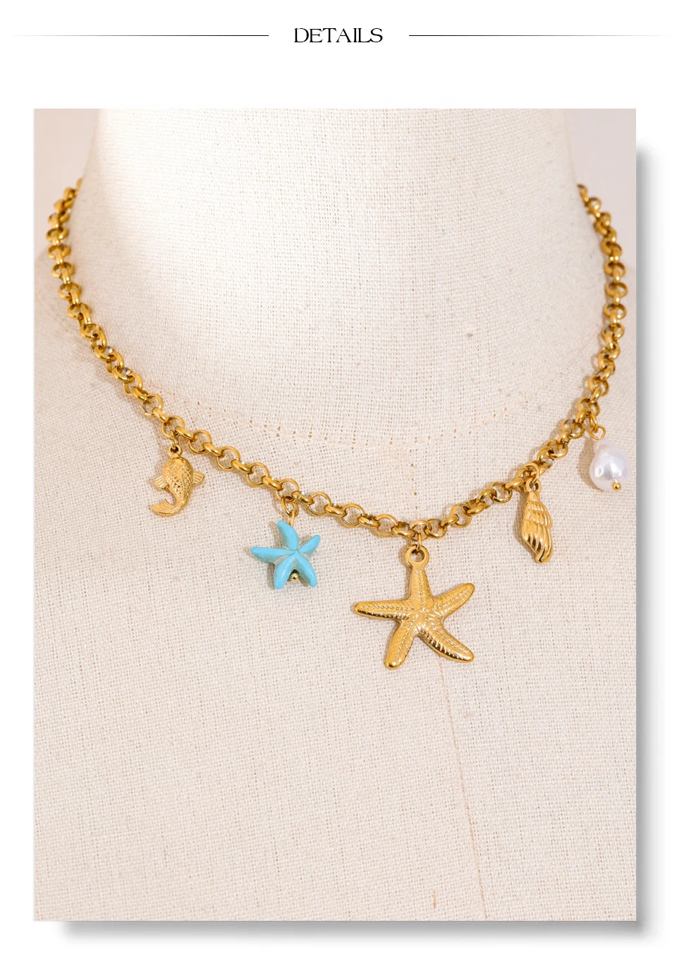 Ocean Style Starfish Necklace