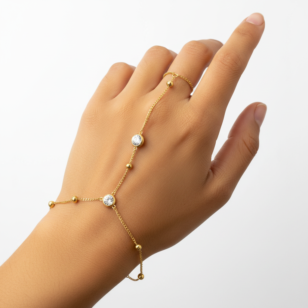 Mira Chain Finger Bracelet