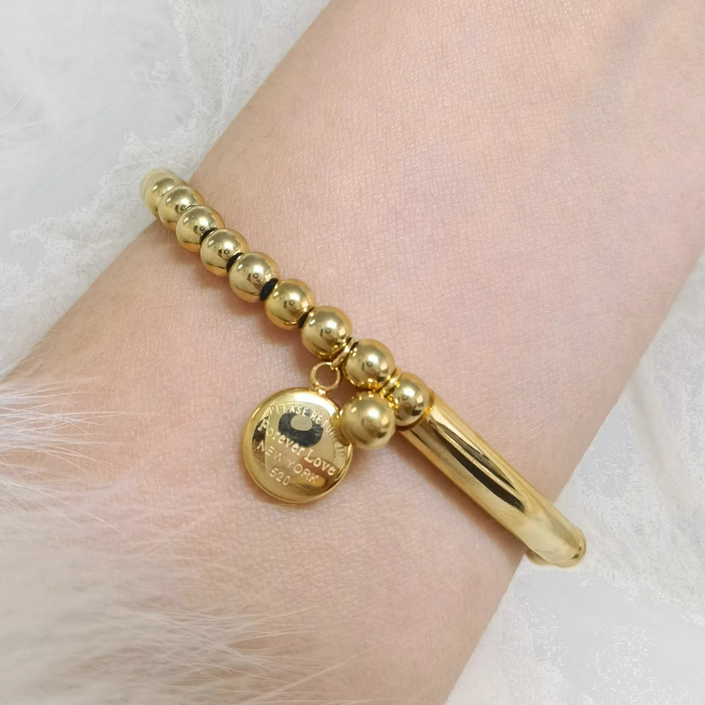 Forever Love Bead Bracelet