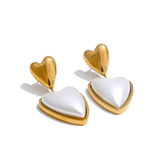 Heart Love Drop Earrings