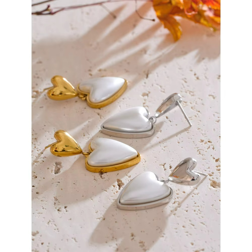 Heart Love Drop Earrings
