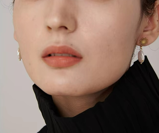Sun Celestial Dangle Earrings
