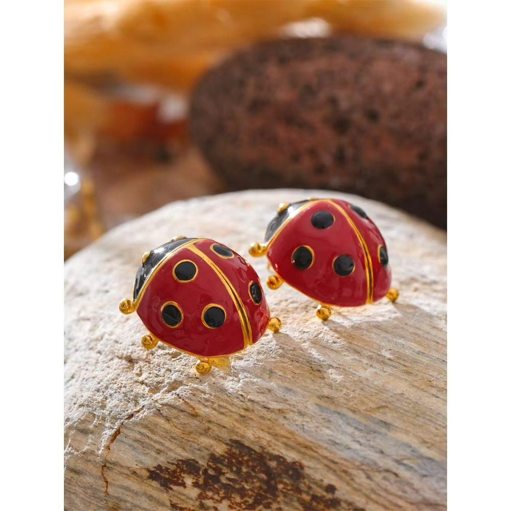 Ladybug Studd Earrings