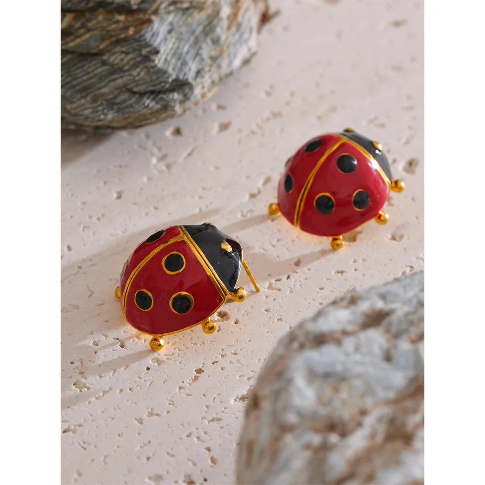 Ladybug Studd Earrings