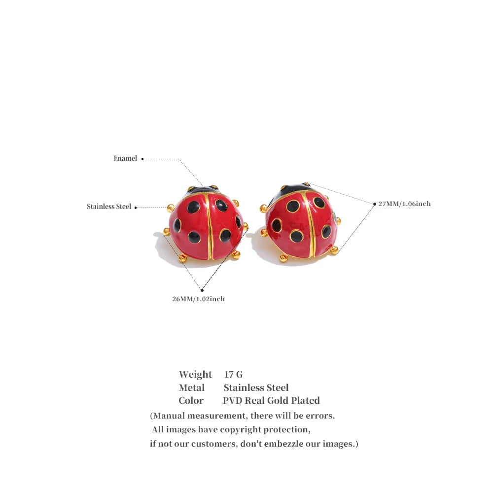 Ladybug Studd Earrings