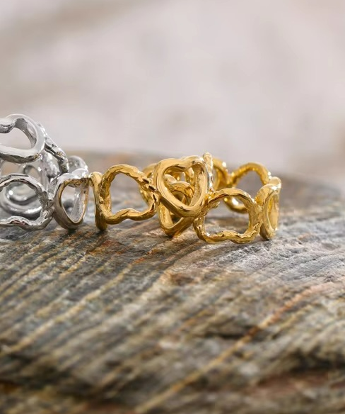 Infinite Heart Ear Cuff Earrings