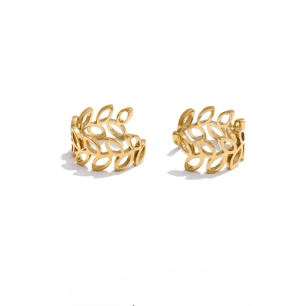 Leaf Ear Cuff Earrings