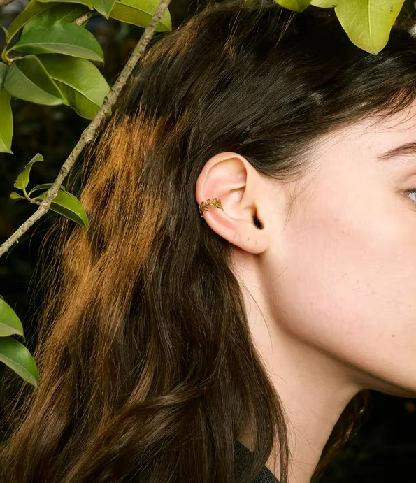 Leaf Ear Cuff Earrings
