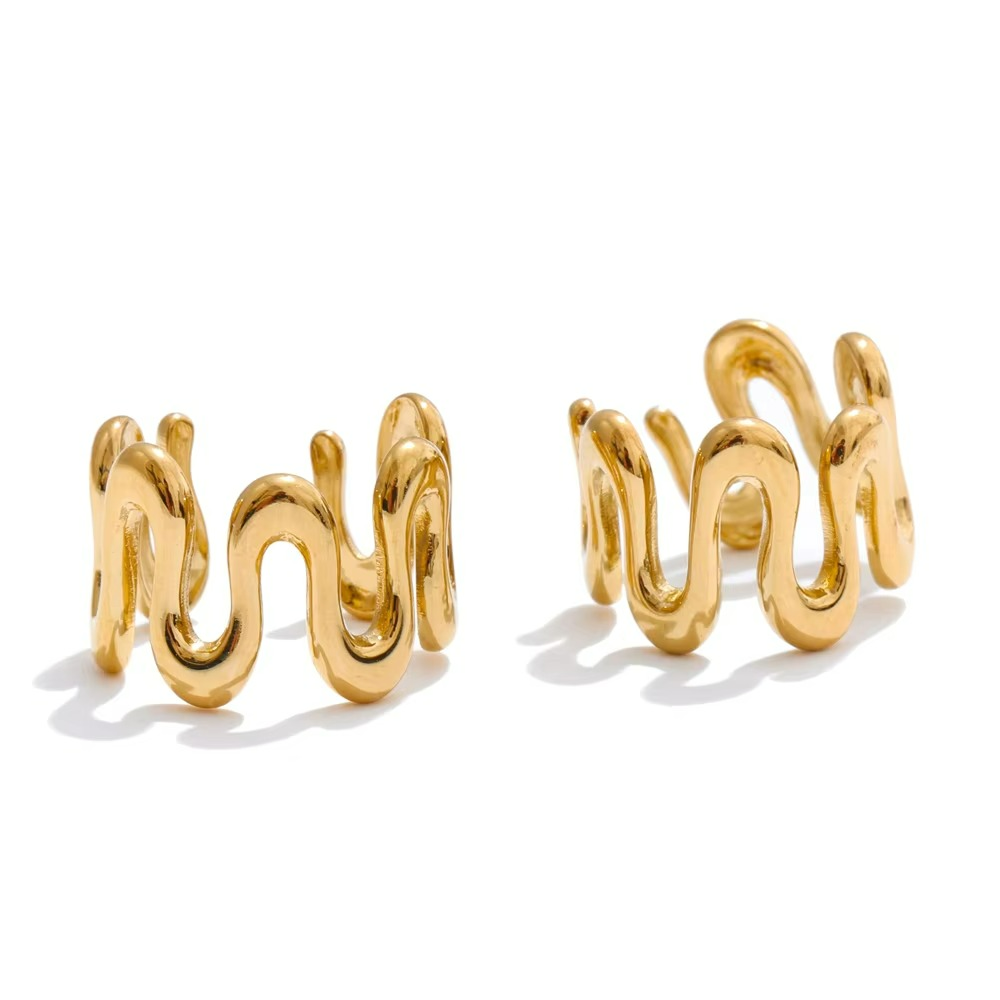 Waves Ear Cuff Earrings