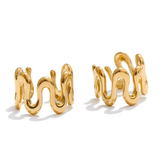 Waves Ear Cuff Earrings