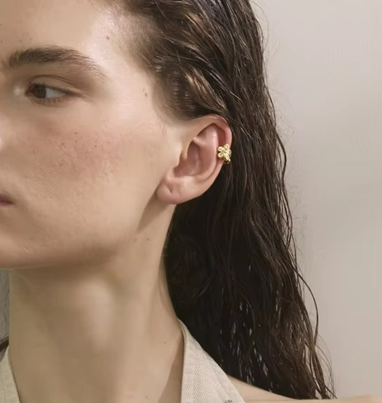 Flower Ear Cuff Earrings