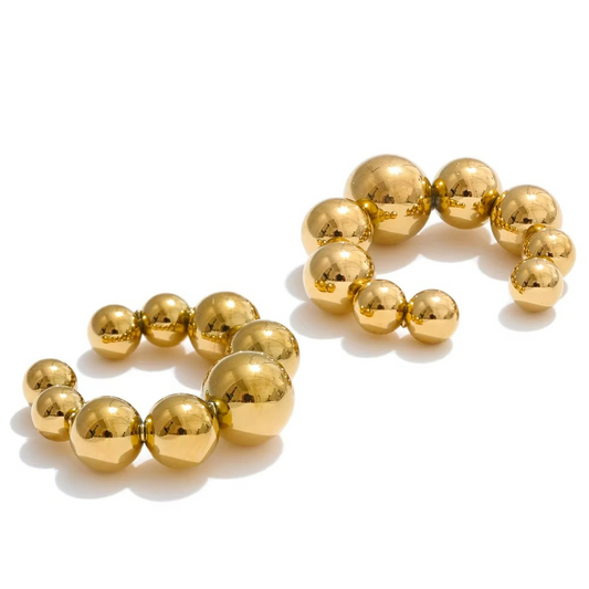 Bead Ear Cuff Earrings