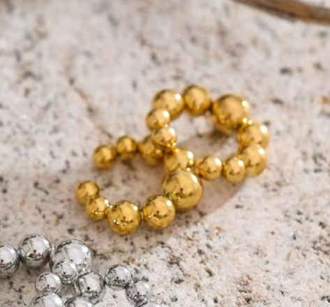 Bead Ear Cuff Earrings