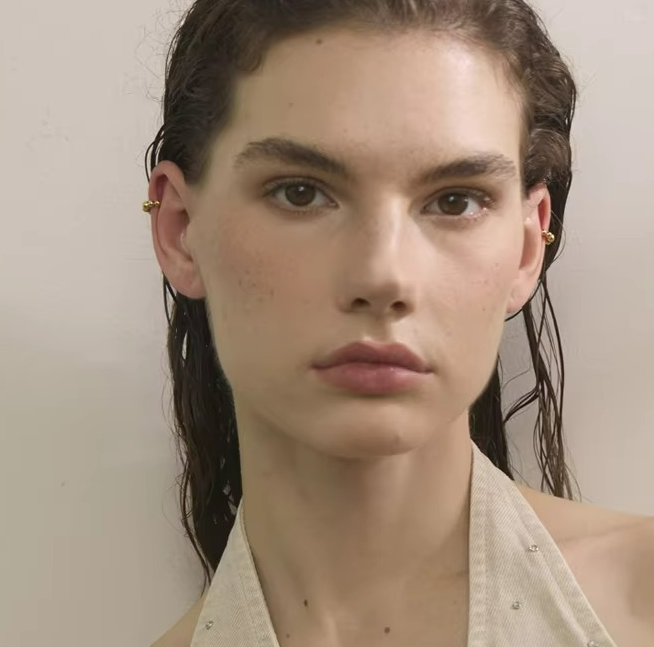 Bead Ear Cuff Earrings