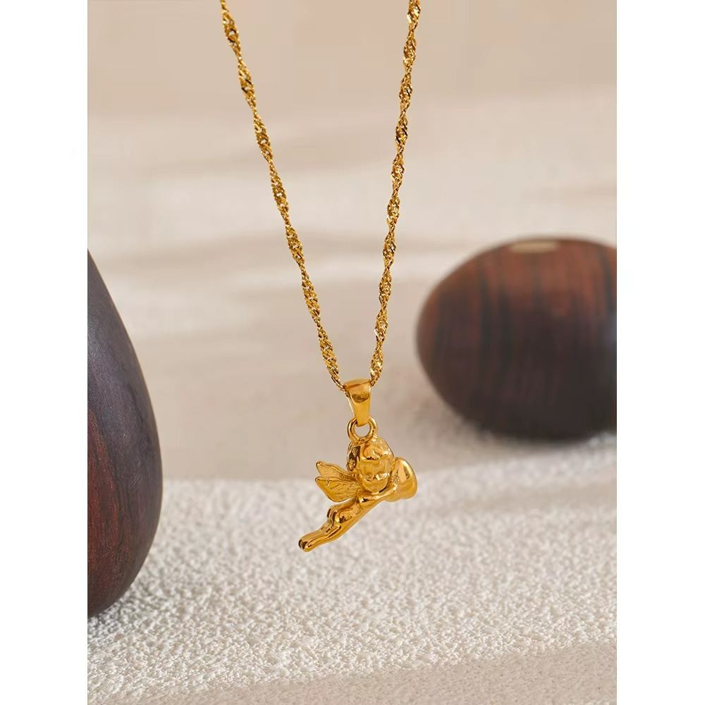 Angel Heart Pendant Necklace