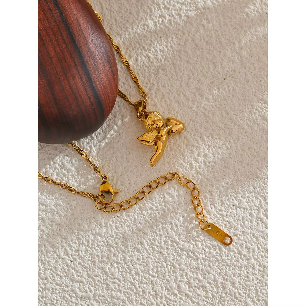 Angel Heart Pendant Necklace