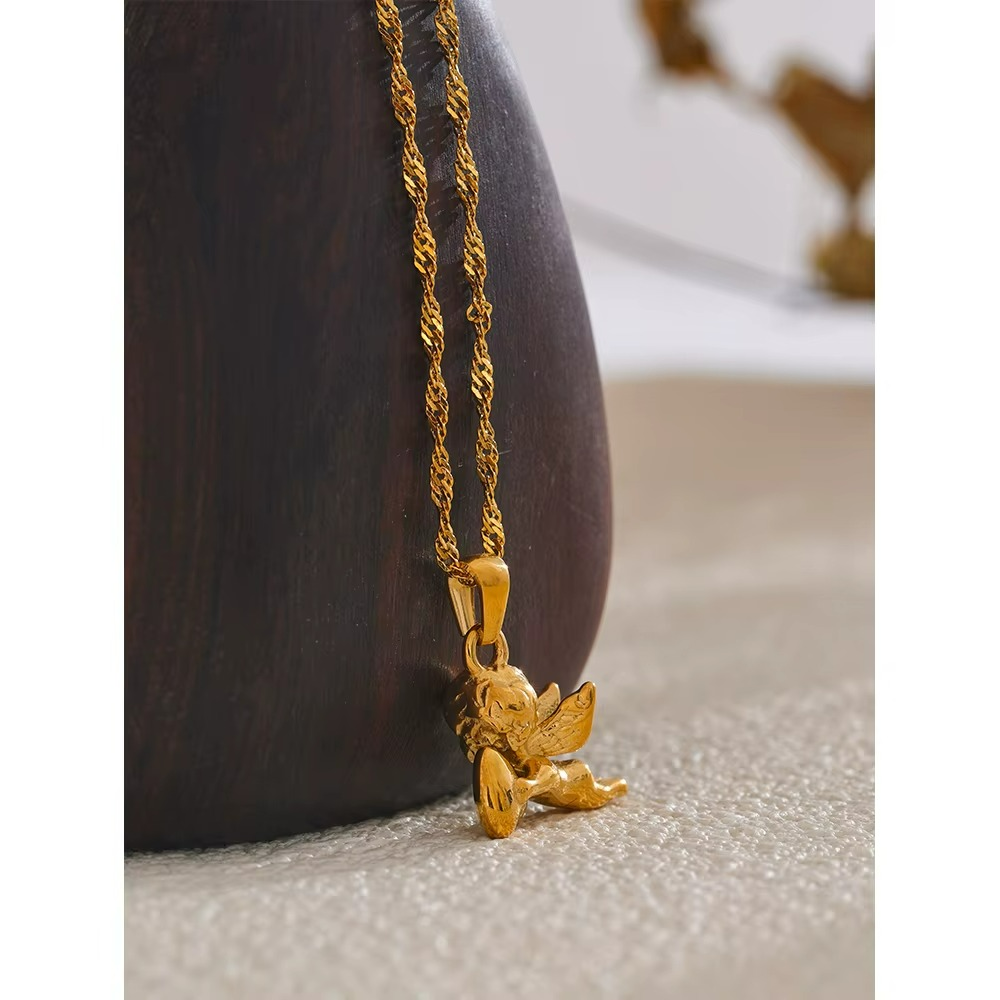 Angel Heart Pendant Necklace