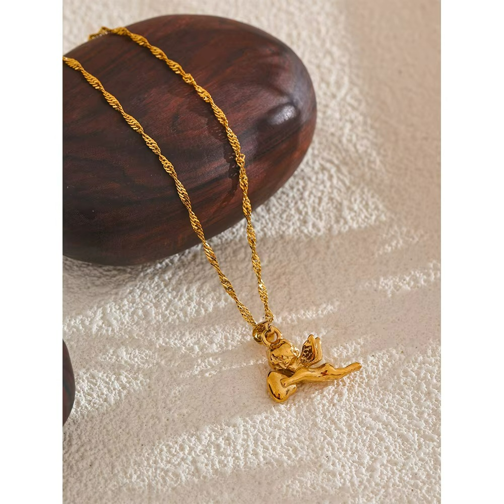 Angel Heart Pendant Necklace